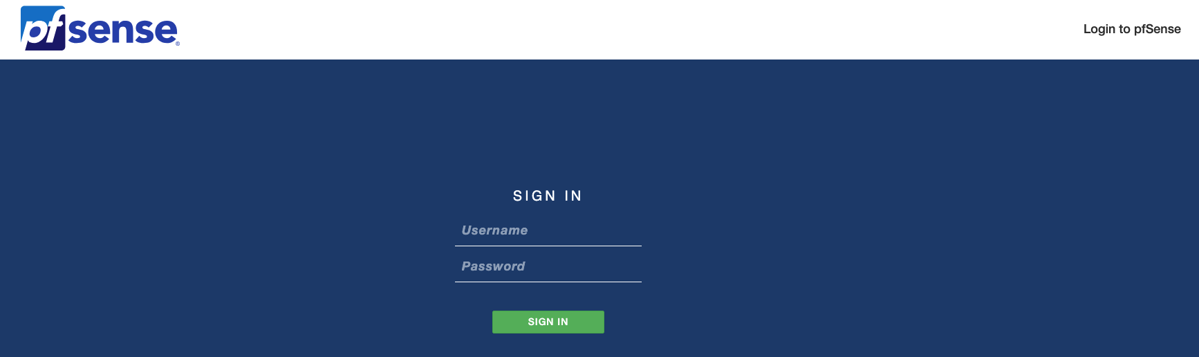 Login Page