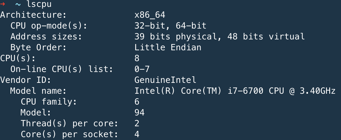 CPU Architecture